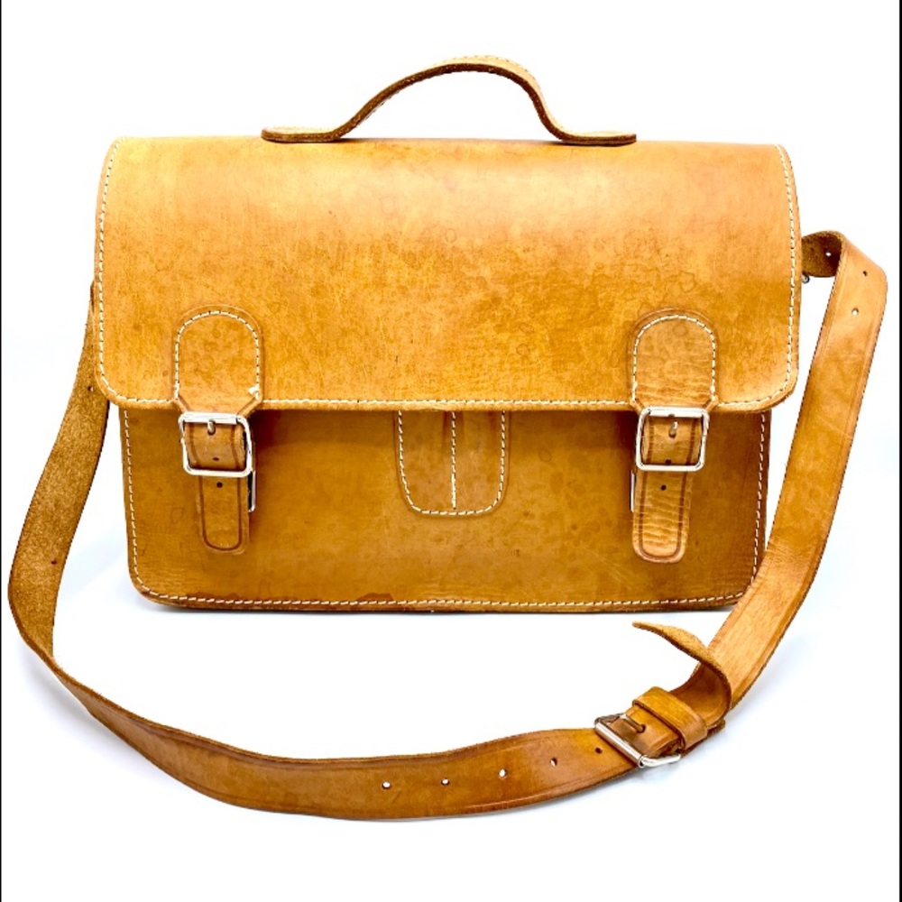 Tivoli Corp - Genuine Rustic, Patina, And Weather Marked Leather Bag